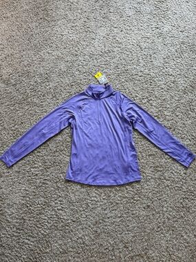 Puma Women’s YouV Solid 1/4 Zip Golf Pullover. Lavender Alert. Size S. NWT!